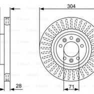 Bosch 0986479A89 Ön Fren Aynası