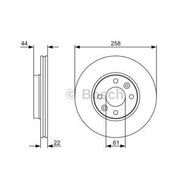 Bosch 0986479S90 0986479556 Ön Fren Aynası