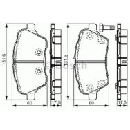 Bosch 0986TB3199 Ön Fren Balatası