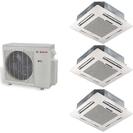 Bosch 1 Dış 36000 Btu 3 İç Ünite 12000 18000 18000 Btu Multi Kaset Tipi İnverter Klima