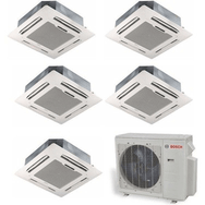Bosch 1 Dış 42000 Btu 5 İç Ünite 9000 9000 9000 9000 18000 Btu Multi Kaset Tipi İnverter Klima