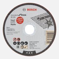 Bosch 125x1.0 mm Standard Seri Düz Rapido Inox Taş Kesme Diski