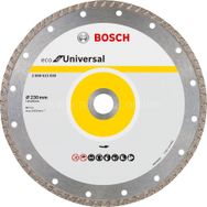 Bosch 230 mm Turbo Ekonomik Seri Genel Yapı Malzemeleri İçin Elmas Kesme Diski