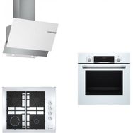 Bosch 243 HBF514BW1T - POP6C2092O - DWK65AD20R Beyaz 3'lü Ankastre Set