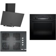 Bosch 253 HBF534EH3T - POP7C9O12O - DWK64PJ70T Gri 3'lü Ankastre Set