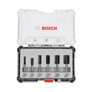 Bosch 2607017466 6 Parça Düz 8 mm Pro Freze Seti
