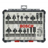 Bosch 2607017472 15 Parça Karışık 6 mm Pro Freze Seti