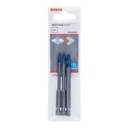 Bosch 2608579511 Hex-9 Altıgen Şaftlı Çok Amaçlı Serisi 3'lü Set Matkap Ucu