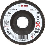 Bosch 2608619197 X-Lock 115 mm 40 Kum Best Serisi Metal Flap Disk