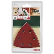 Bosch 2609256957 93x93 mm Üçgen 10'lu Zımpara Seti