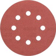 Bosch 2609256a26 5'li 125 mm 120 Kum 8 Delik Eksantirik Zımpara Kağıdı