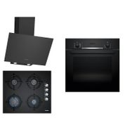 Bosch 275 HBF534EB3T - POP6C6O10O - DWK64PJ60T Siyah 3'lü Ankastre Set