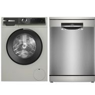 Bosch 2'li Beyaz Eşya Seti WGK252ZXTR-SMS6EKI63T /Çamaşır Makinesi-Bulaşık Makinesi
