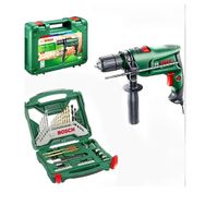 Bosch 600 W Darbeli Matkap Vidalama ve 50 Parça Uç Aksesuar Seti