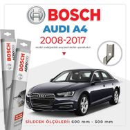 Bosch Aeroeco 2008-2015 Audi A4 Muz b8 Silecek Takımı