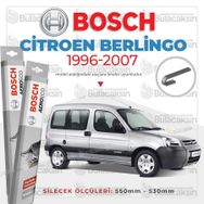 Bosch Aeroeco Citroen Berlingo 1996-2007 Ön Muz Silecek Takımı