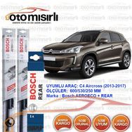 Bosch Aeroeco Citroen C4 AİRCROSS Ön ve Arka Silecek
