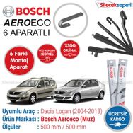 Bosch Aeroeco Dacia Logan 2004-2013 Muz Silecek Takımı
