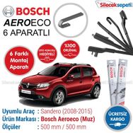Bosch Aeroeco Dacia Sandero 2008-2015 Muz Silecek Takımı