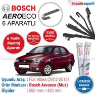 Bosch Aeroeco Fiat Albea 2002-2012 Muz Silecek Takımı