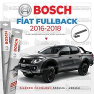 Bosch Aeroeco Fiat Fullback 2016-2018 Ön Muz Silecek Takımı