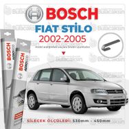 Bosch Aeroeco Fiat Stilo 2002-2005 Ön Muz Silecek Takımı