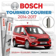 Bosch Aeroeco Ford Tourneo Courier 2014-2017 Muz Silecek Takımı