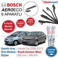 Bosch Aeroeco Honda City 2006-2011Muz Silecek Takımı