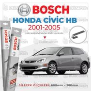 Bosch Aeroeco Honda Civic HB 2001-2005 Silecek Takımı