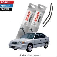 Bosch Aeroeco Hyundai Accent 2000 2005 Silecek Takımı