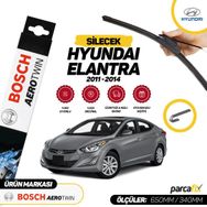 Bosch Aeroeco Hyundai Elantra 2011-2014 Muz Muz Silecek Takımı