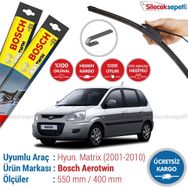 Bosch Aeroeco Hyundai Matrix 2001-2010 Muz Muz Silecek Takımı
