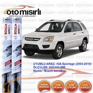 Bosch Aeroeco Kia Sportage 2004-2010 Silecek Takımı