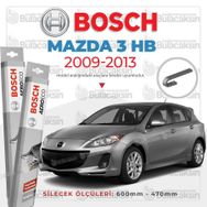 Bosch Aeroeco Mazda 3 HB 2009-2013 Ön Muz Silecek Takımı