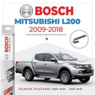 Bosch Aeroeco Mitsubishi L200 2009-2018 Ön Muz Silecek Takımı