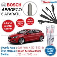 Bosch Aeroeco Opel Astra K 2016-2018 Muz Silecek Takımı