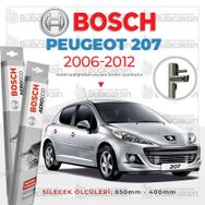 Bosch Aeroeco Peugeot 207 2006-2012 Muz Silecek Takımı