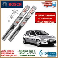 Bosch Aeroeco Renault Clio 3 Silecek Takımı