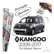 Bosch Aeroeco Renault Kangoo 2008-2017 Siyah Muz Silecek Takımı