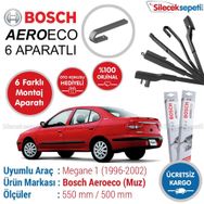 Bosch Aeroeco Renault Megane 1-1996-2002 Muz Silecek Takımı