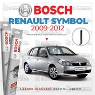 Bosch Aeroeco Renault Symbol 2009-2012 Ön Muz Silecek Takımı