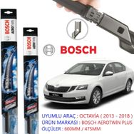 Bosch Aeroeco Skoda Octavia 2013-2017 Silecek Seti