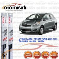 Bosch Aeroeco Toyota Yaris 2005-2011 Silecek Takımı