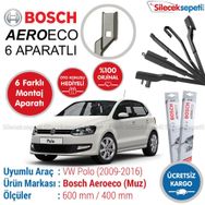 Bosch Aeroeco Volkswagen Polo 2009-2016 Muz Silecek Takımı