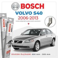 Bosch Aeroeco Volvo S40 2006-2013 Ön Muz Silecek Takımı