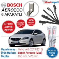 Bosch Aeroeco Volvo V40 2013-2016 Muz Silecek Takımı