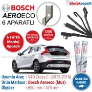 Bosch Aeroeco Volvo V40 Cross Country 2013-2016 Muz Silecek Takımı