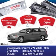 Bosch Aeroeco Volvo V70 2008-2017 Muz Silecek Takımı