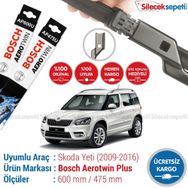 Bosch Aerotwin AM462s Skoda Yeti 2009-2016 Silecek Takımı