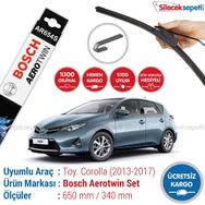Bosch Aerotwin AR654s Toyota Auris 2013-2017 Silecek Takımı